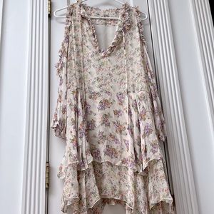 ALICE + OLIVIA off shoulder summer dress